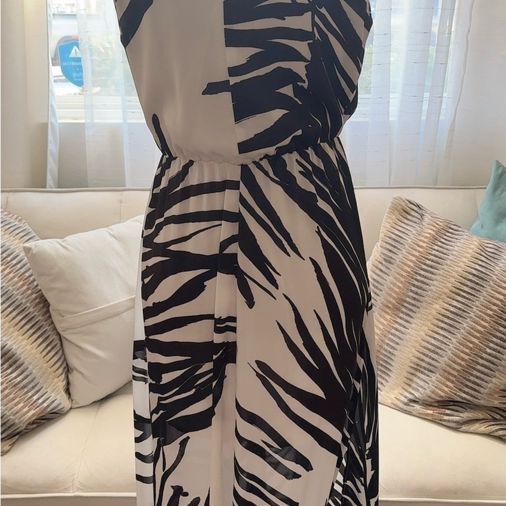 Chic Zebra Print Dress